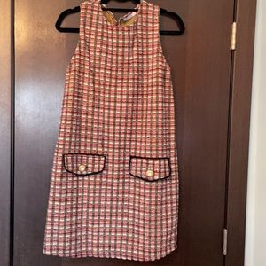 Zara Pearl button detail dress